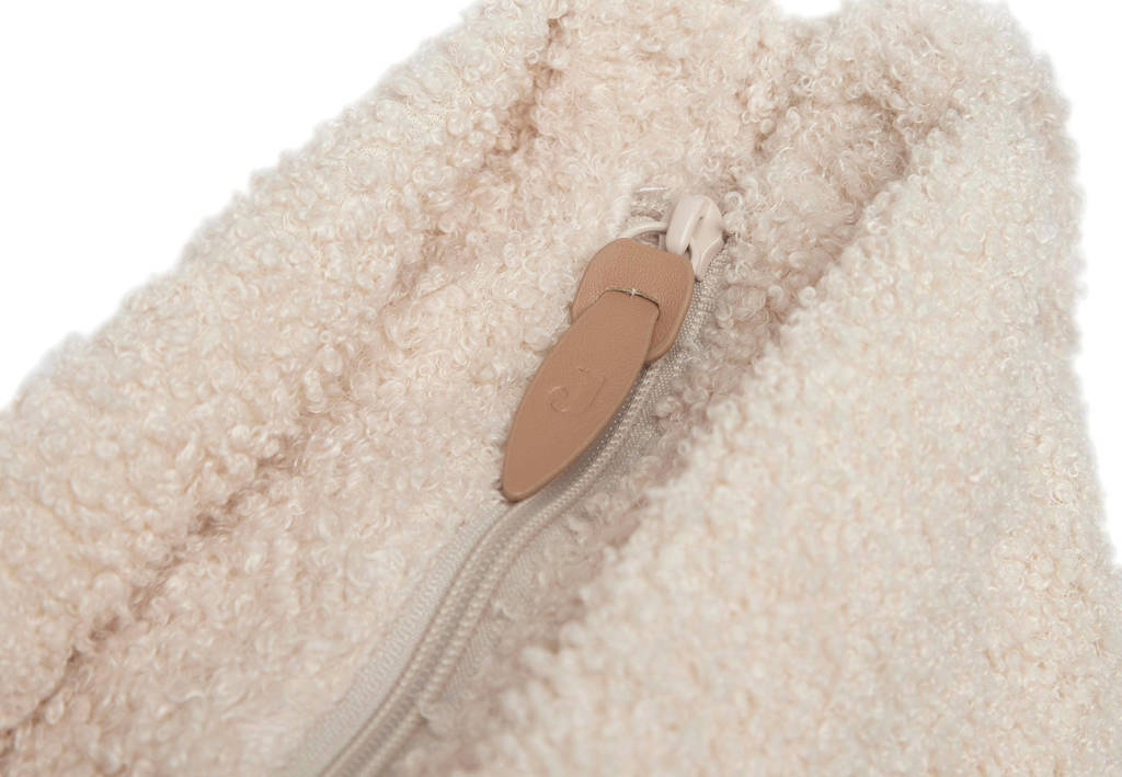 Super blij met deze mooie ruime tasluiertas shopper 34x43cm Boucle Naturel