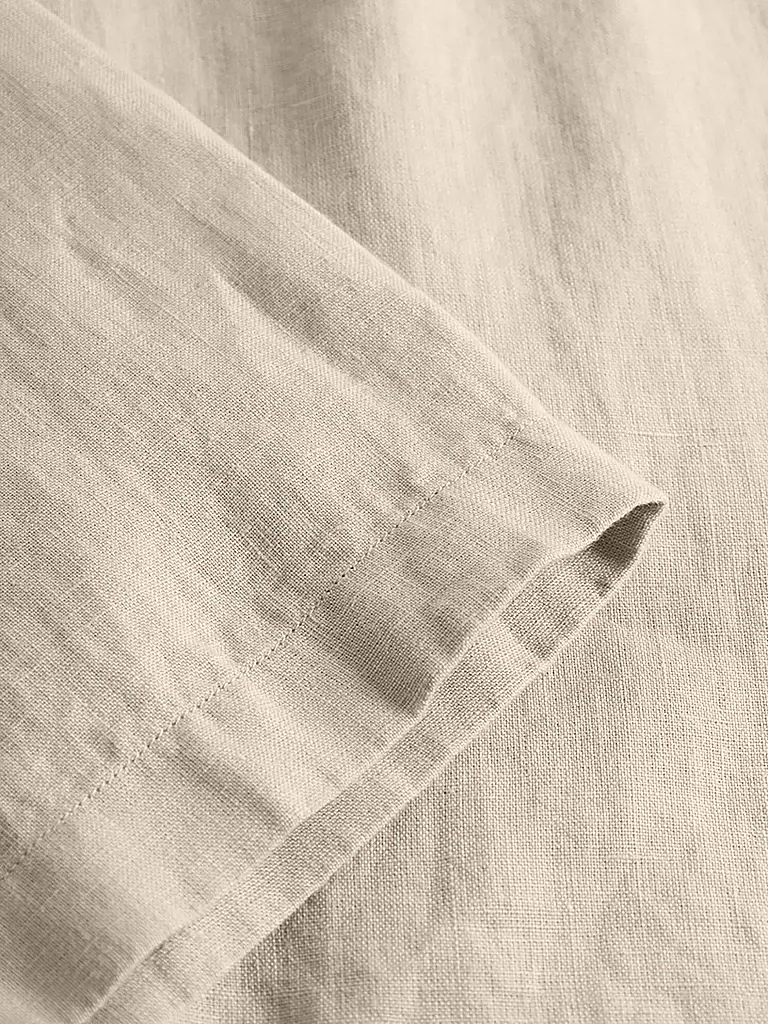 KNOWLEDGE COTTON APPAREL Leinenhemd beige