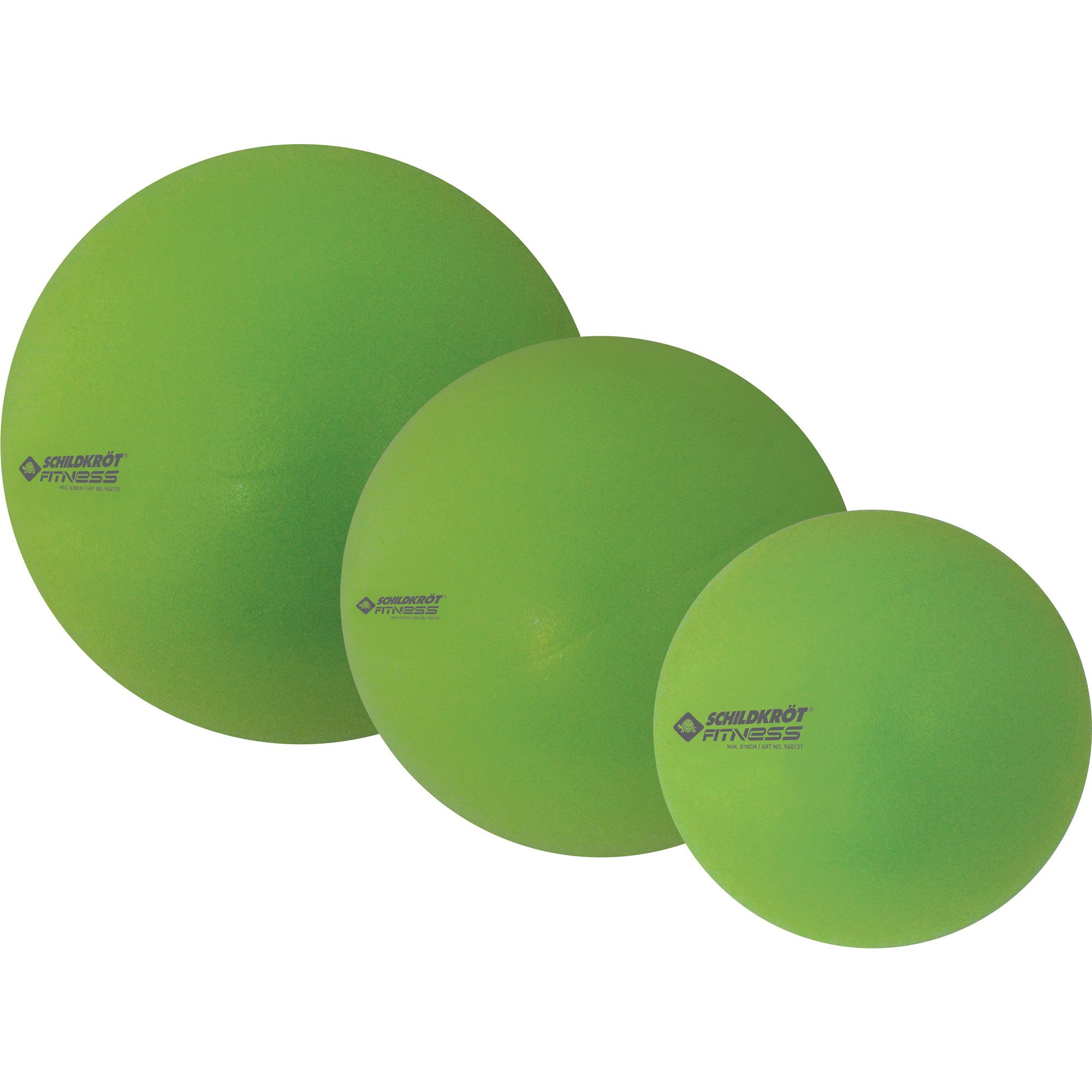 Schildkröt Fitness 23cm Pilatesball grün