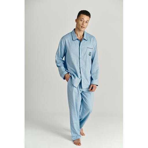 Impetus Woven Pyjamas, Blue, XL
