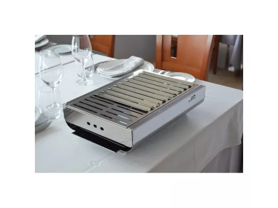 Barbecue charbon de bois en Acier Inoxydable TRENDY