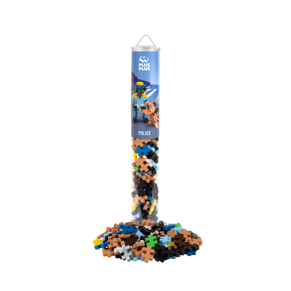 Plus-Plus - Police / 100 pcs Tube