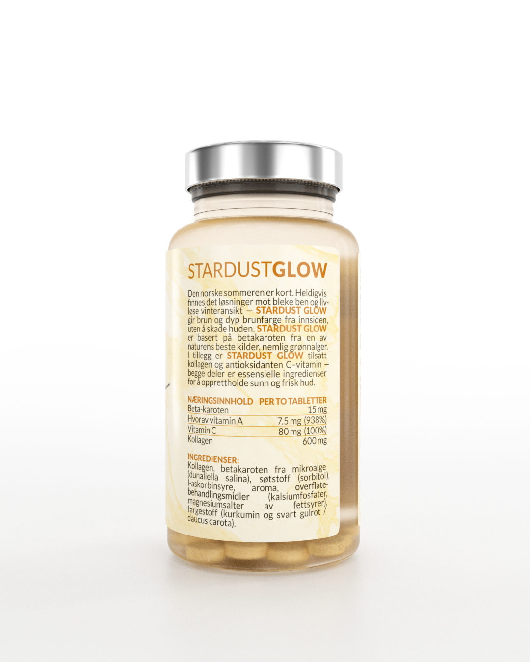 Stardust Glow – Betakaroten Gull + Kollagen x3