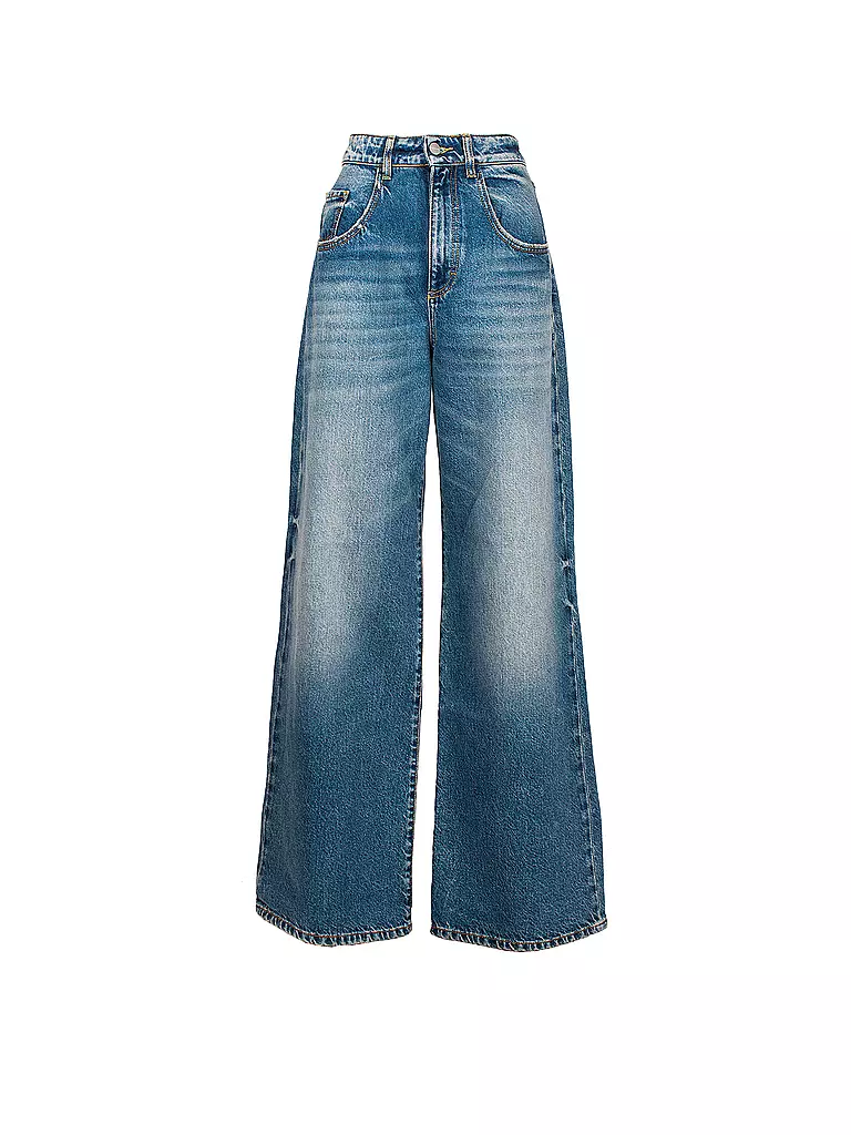 ICON DENIM Jeans Flared Fit dunkelblau