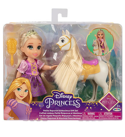 Disney Princess Puppe - 15 cm - Rapunzel & Maximus