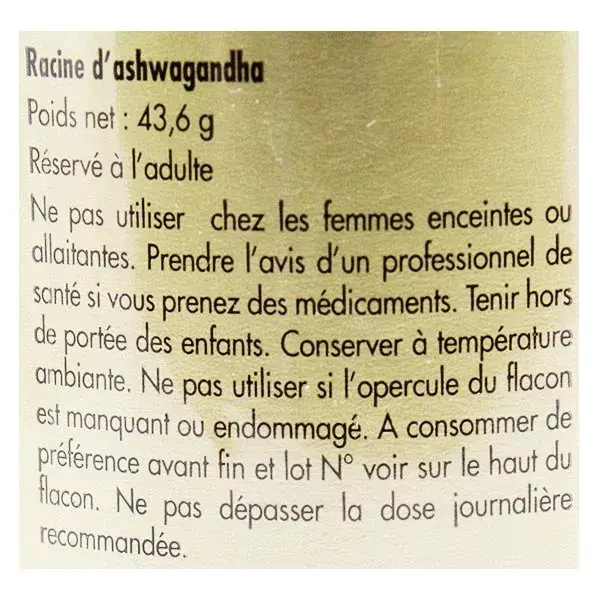 Solgar Ashwagandha 60 cápsulas