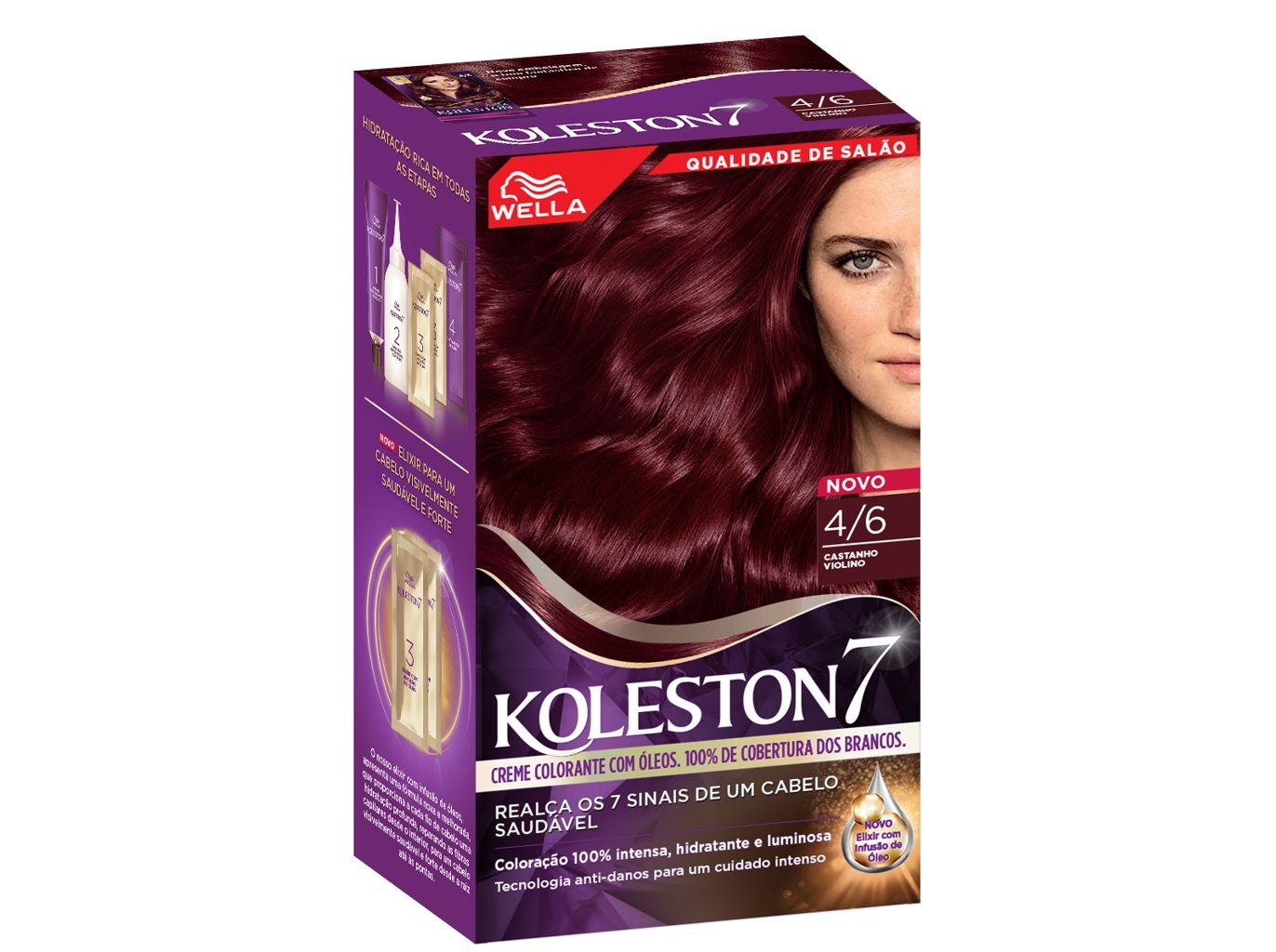 COLORAÇÃO Nº 4/6 CASTANHO VIOLINO KOLESTON UN