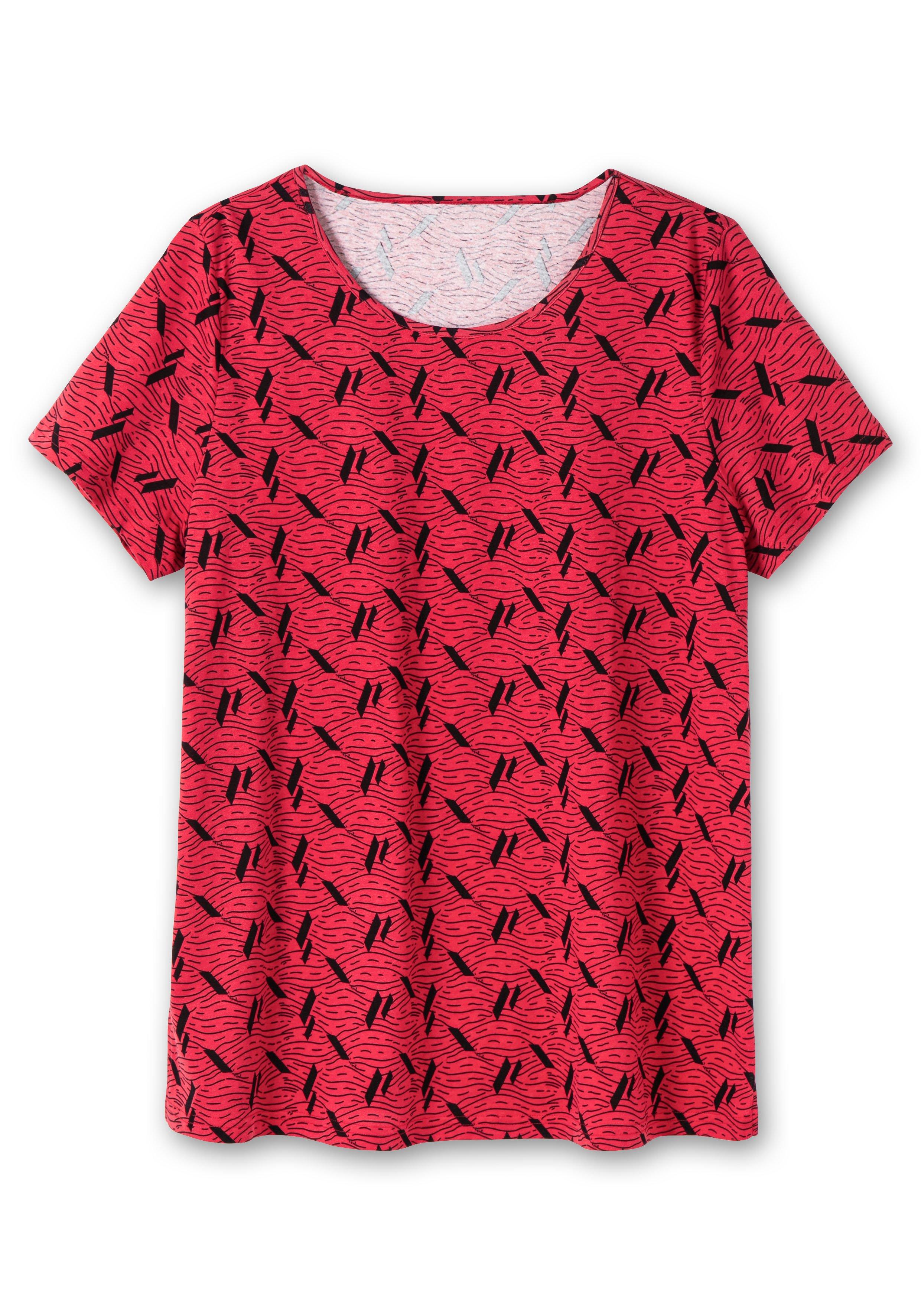 Shirt aus Jersey, mit Alloverdruck