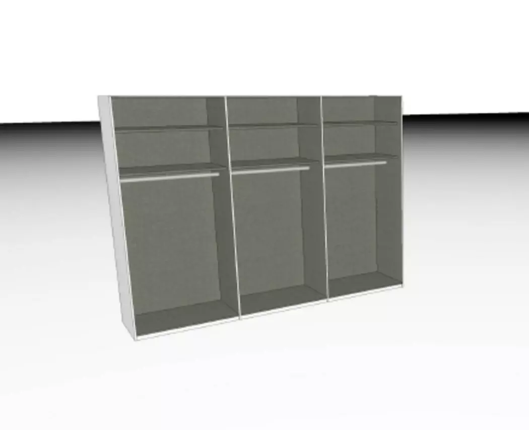 Kleiderschrank Horizont Kompakt 302x223 cm