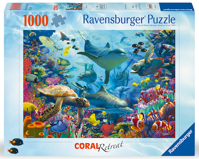 Puslespill Coral Reef Retreat 1000 brikker, Ravensburger