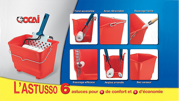 Lot seau Astusso 7L +3 éco'recharges