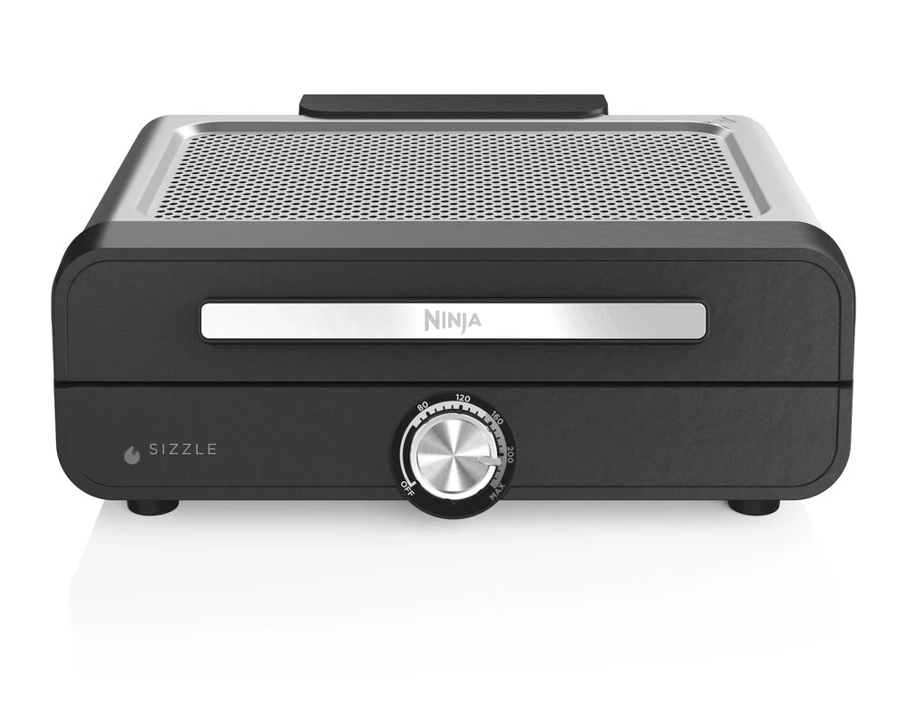 Ninja  Sizzle Flat Plate & indendørs grill - sort