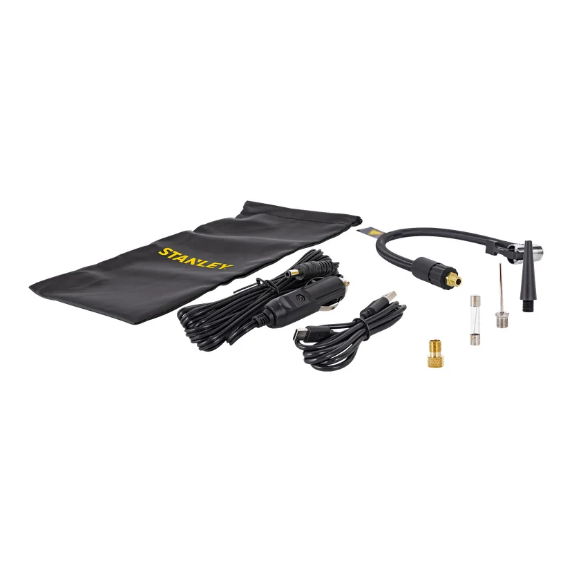 Oppladbar miniluftpumpe 12 V 600 mAh