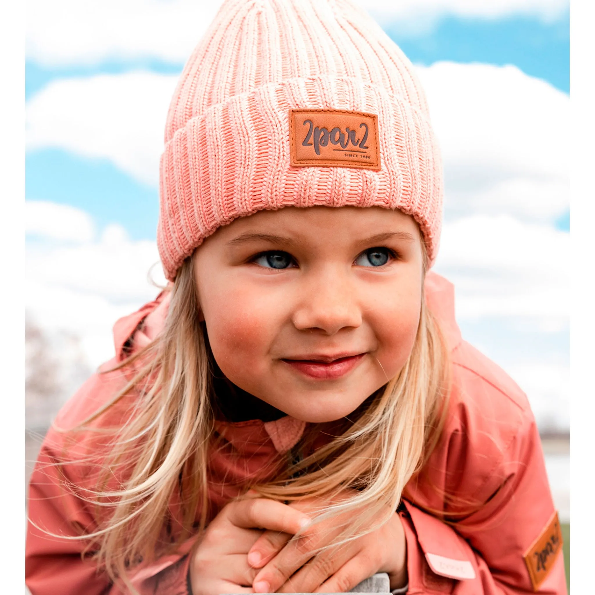 Deux par Deux Tuque Tricot Rose 2-14ans