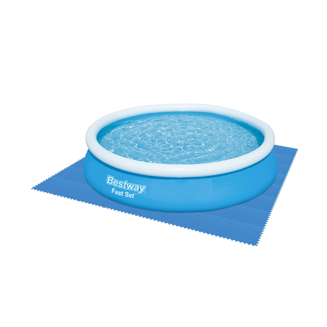 Bestway 9 Stück 50cm x 50cm Bodenschoner, Gesamtfläche 2.25m²
