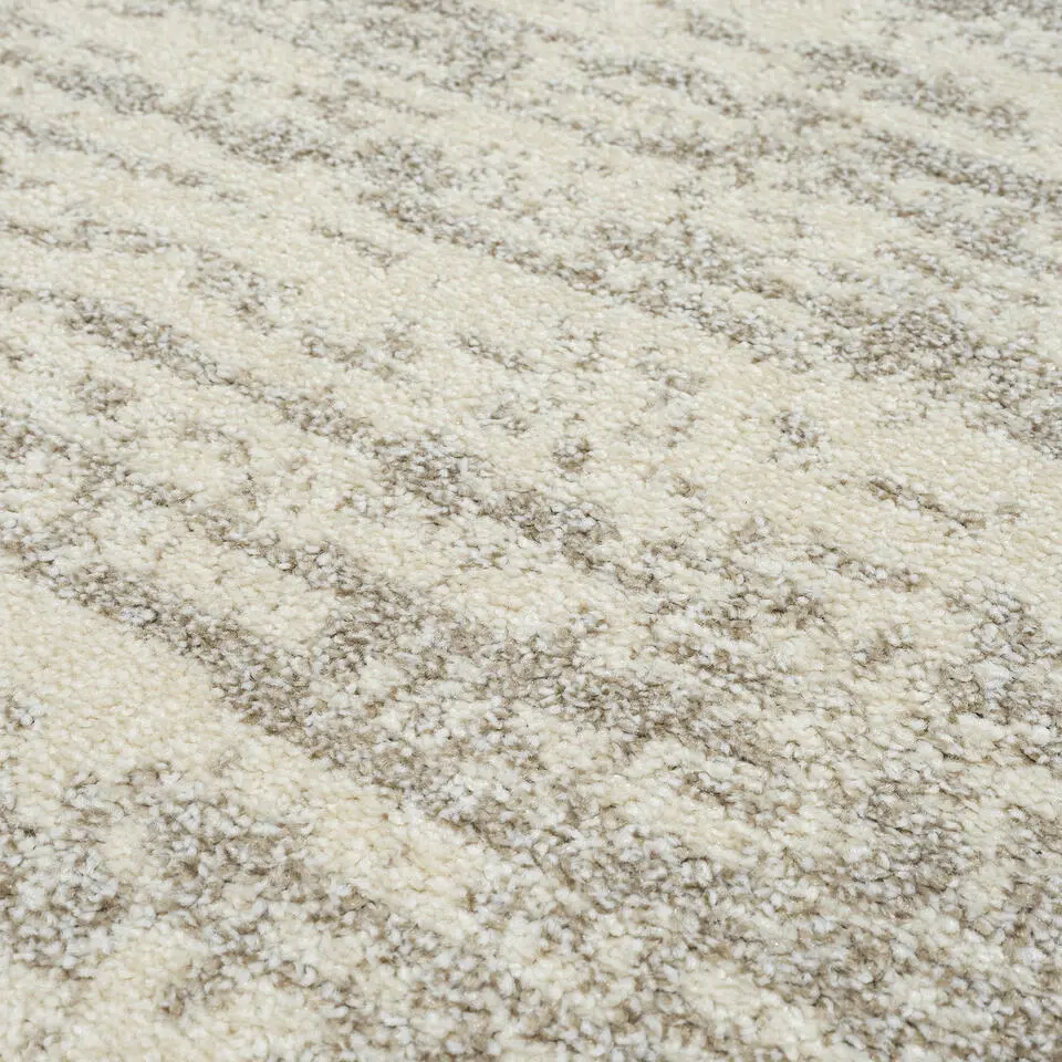 Relax Oslo - Laagpolig Effen Vloerkleed - Creme - 200x290 CM