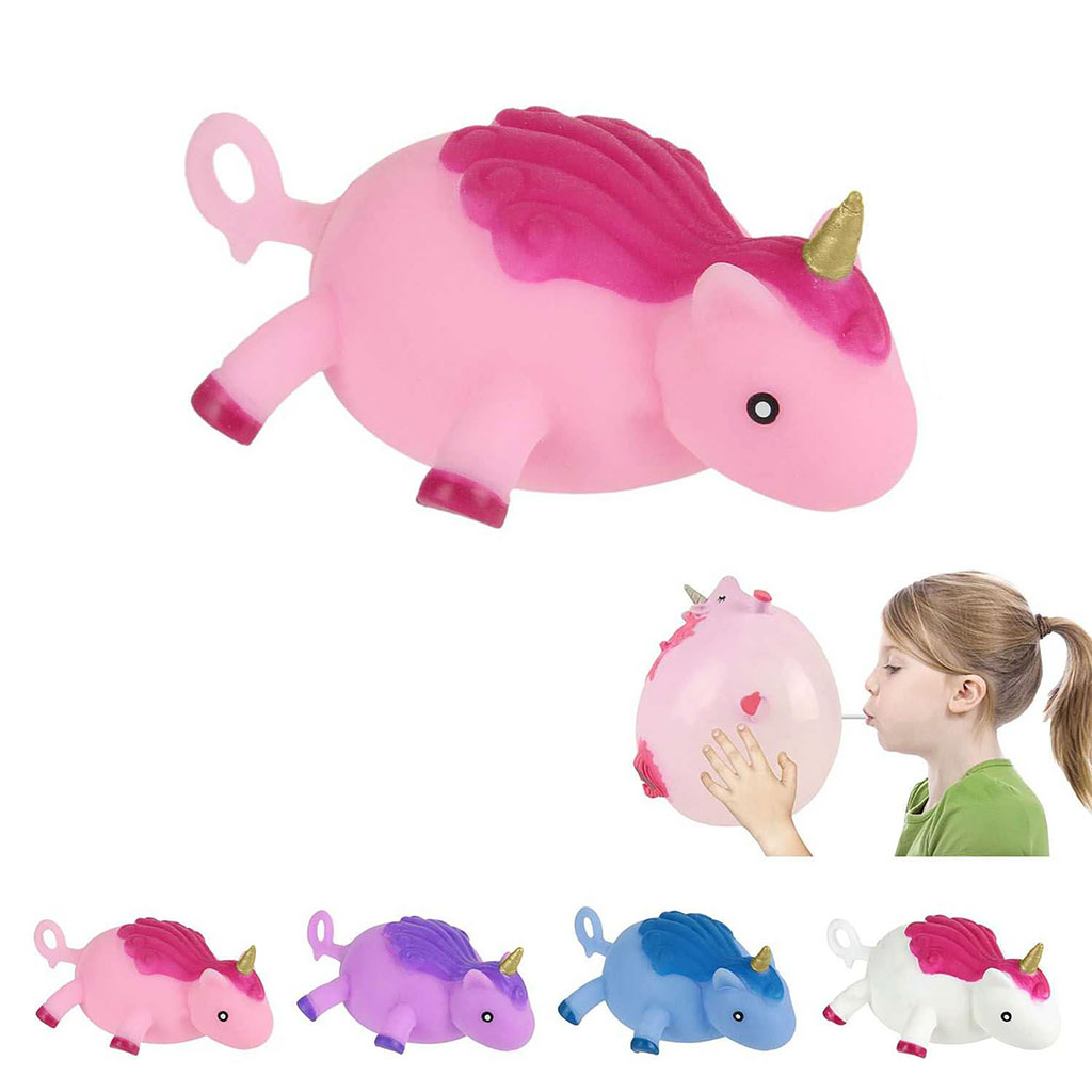 Ballon licorne à gonfler 25cm