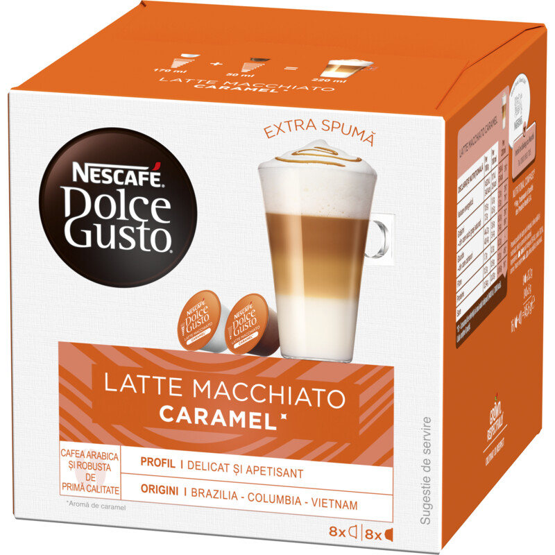 Nescafé Dolce Gusto Macchiato caramel capsules