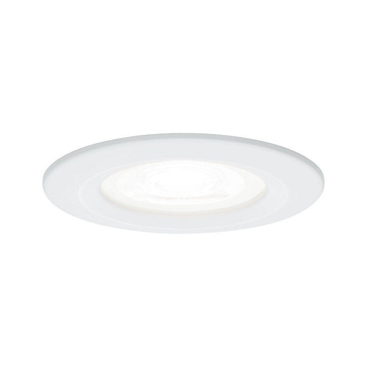 Spot encastrable Nova GU10 4000K IP44 470lm Ø6,8cm blanc Paulmann