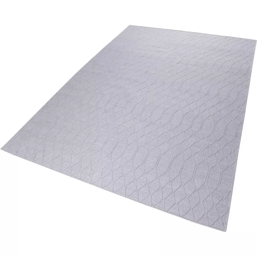 Esprit Kurzflorteppich Lotte Kelim blau