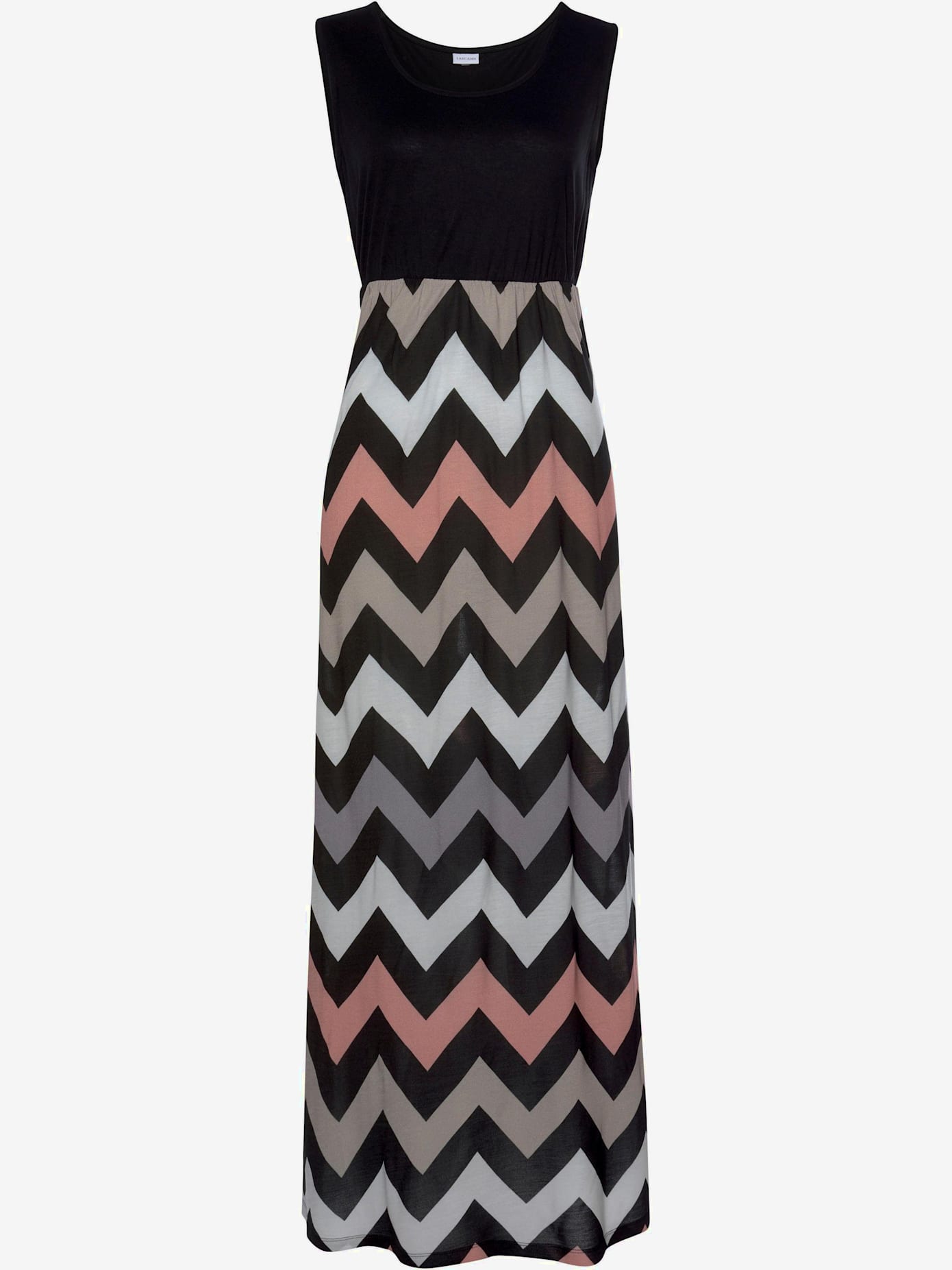 Robe longue encolure ronde
