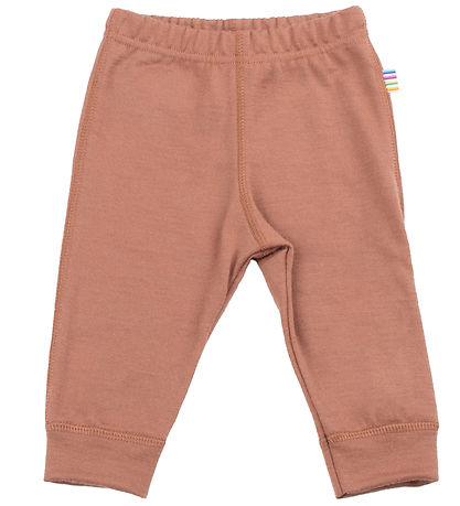 Joha Leggings - Uld - R?d/Brun