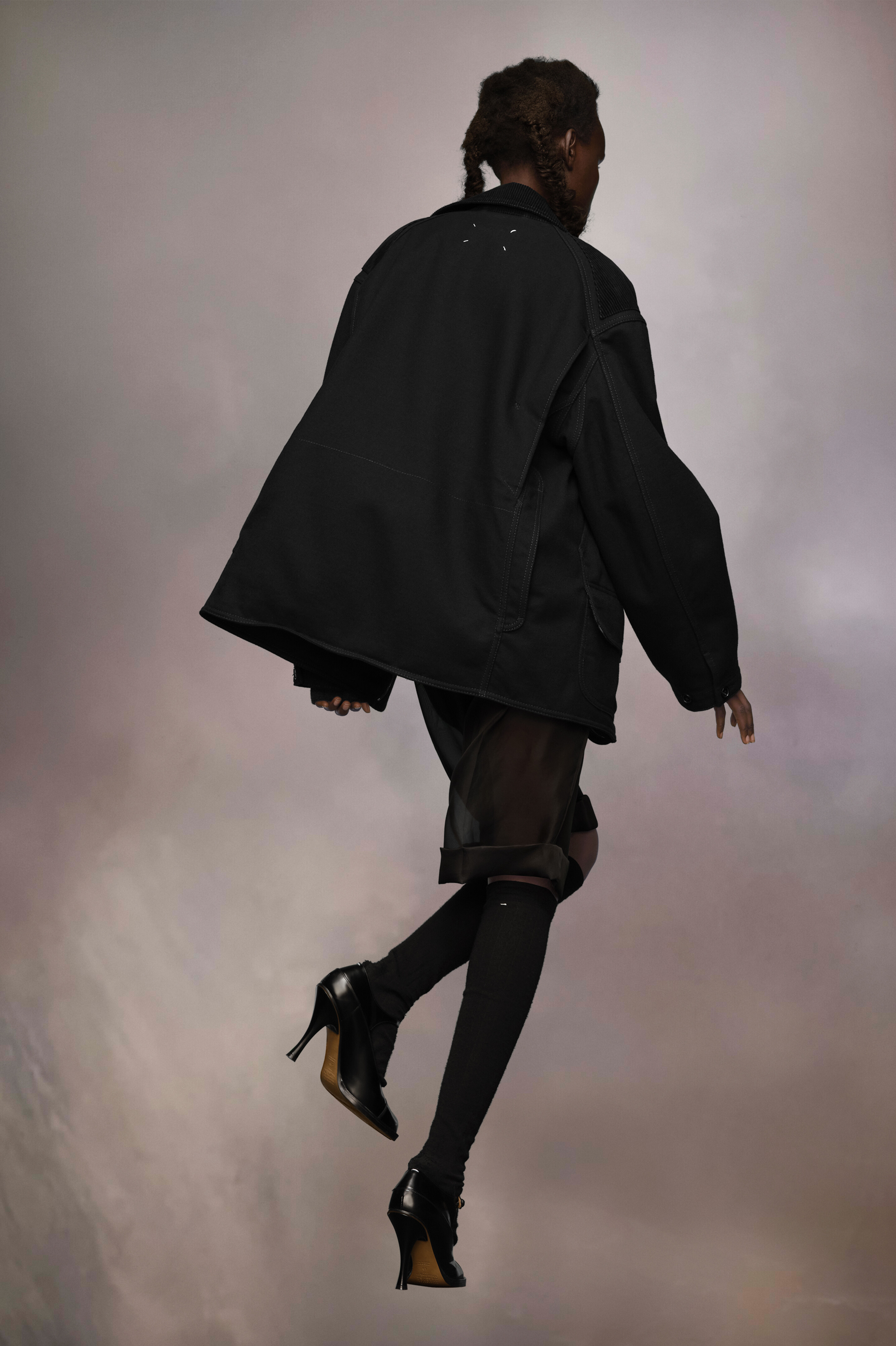 Manteau double en coton épais