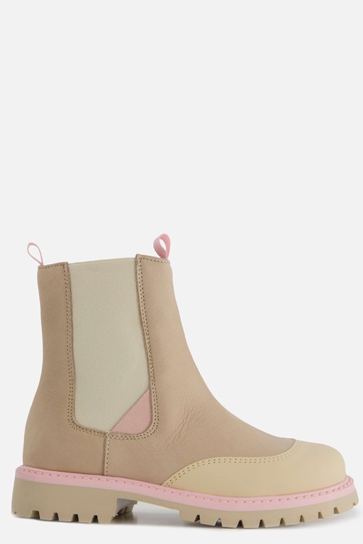 Muyters Chelsea boots Roze Nubuck 022702