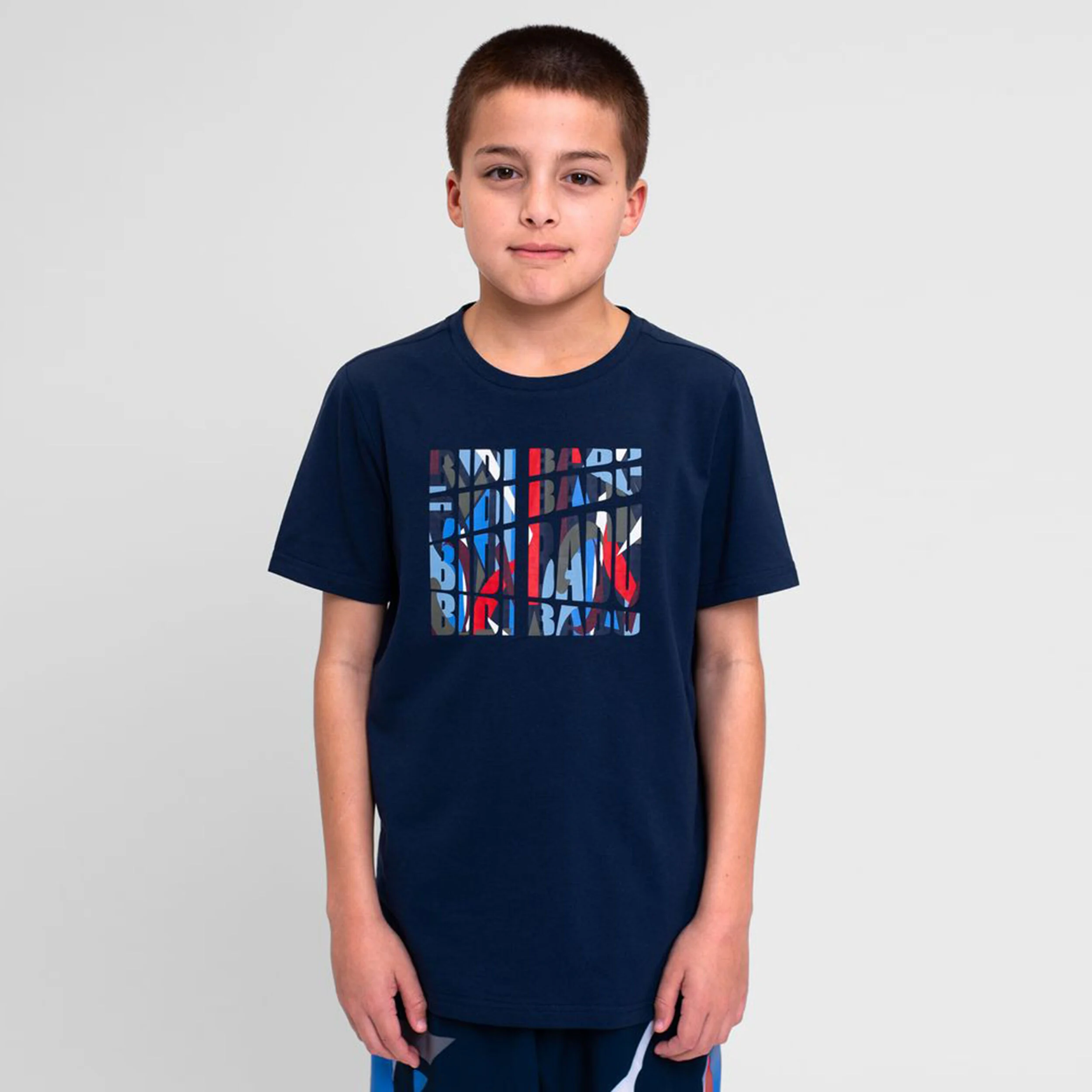 BIDI BADU New York 2024 Chill Junior T-shirt Garçons - Bleu Foncé , Multicouleur