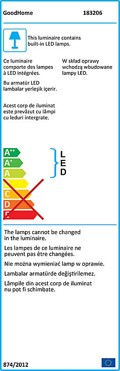 Lampe à poser Alani 2 LED intégrée argent