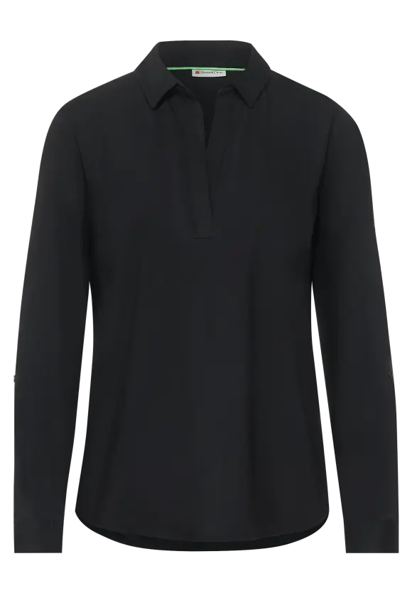 Business Longbluse - Black