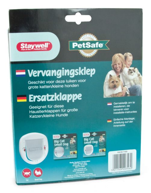 Staywell-Petsafe Vervangingsklep 200 - Kattenluik - per stuk