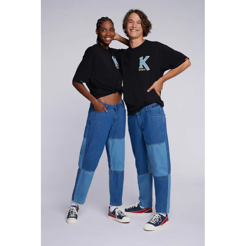 ORGANIC BIG-K TSHIRT NOIR TS MANCHE COURTE Coton biologique No Gender