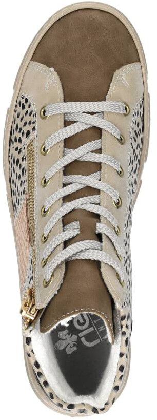 Rieker Veterschoenen Laag beige