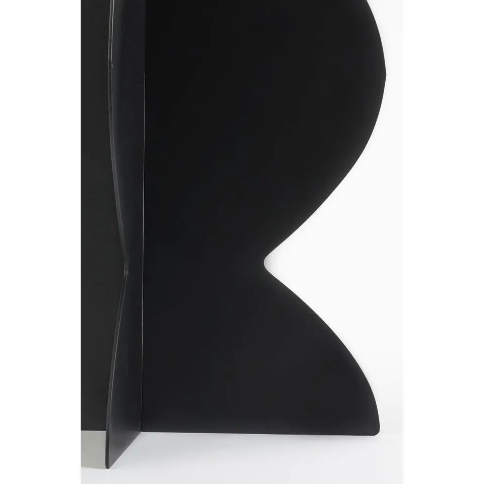 Mica Decorations Rafi Bijzettafel - H50 x Ø40 cm - IJzer - Zwart