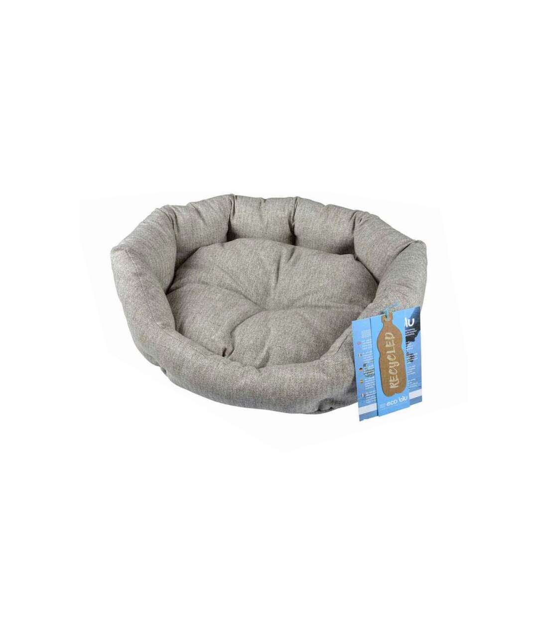 Paris Prix - Panier Rond Pour Chien & Chat eco Blu 55cm Lin