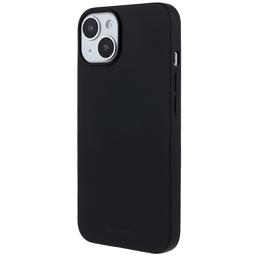 Mercury Goospery - iPhone 14 Gummi Case Hülle - Schwarz (Matt)