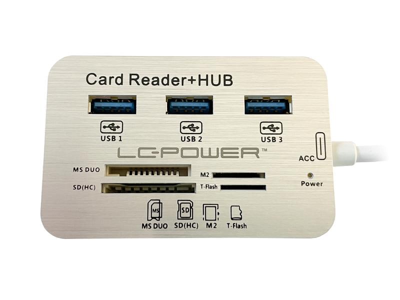 LC-Power USB-Hub LC-HUB-C-CR 7-Port USB-Hub