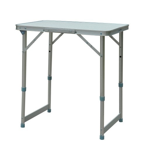 Mesa de camping dobrável Outsunny, branca