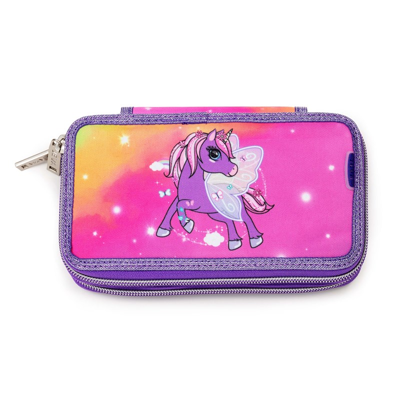 JEVA<br>Penalhus Two Zip Rainbow Alico