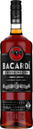 BACARDI CARTA NEGRA 1LTR