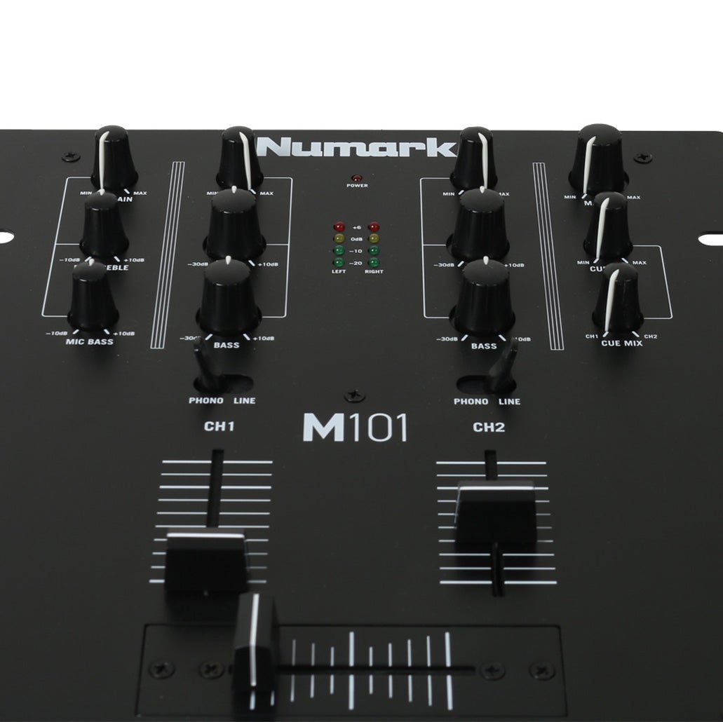 Numark M101 Total Black 2-kanaals scratch mixer