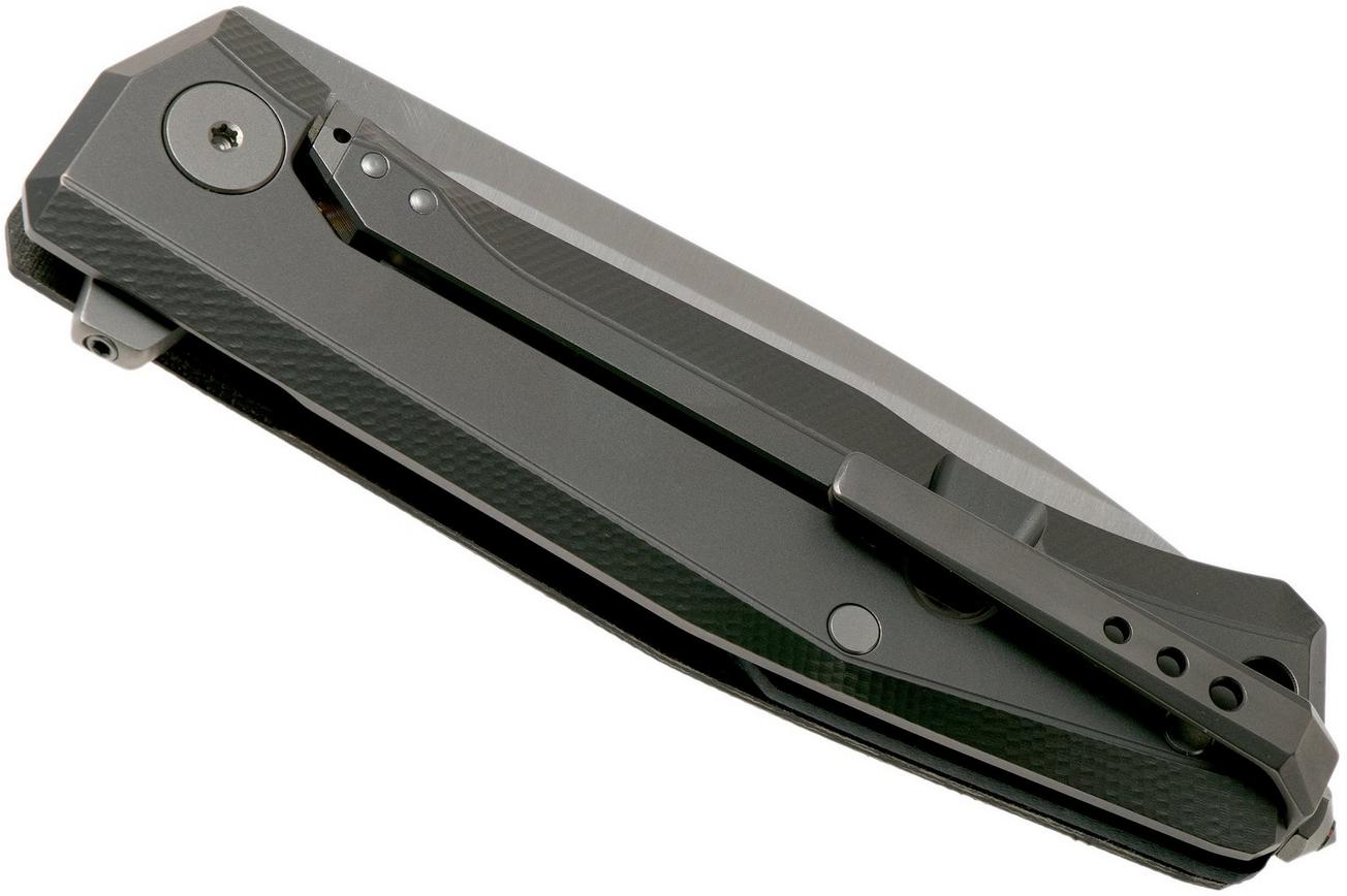 LionSteel Myto MT01-CVG Green Canvas Micarta zakmes, Molletta design
