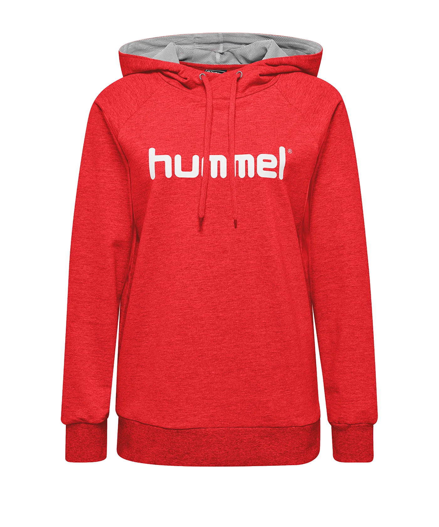 Hummel Cotton Logo Hoody Damen Rot F3062