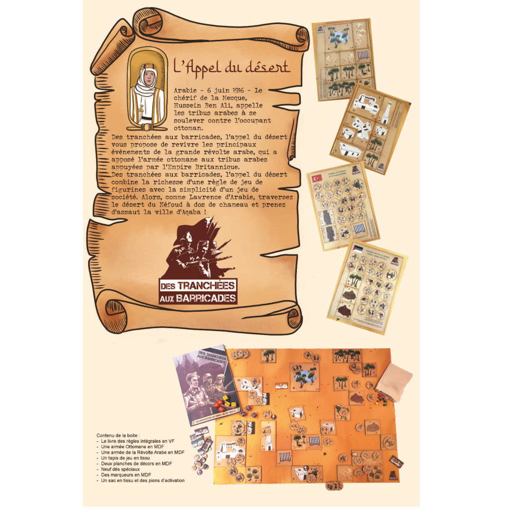 L'Appel du Désert - la boite de jeu en édition limitée