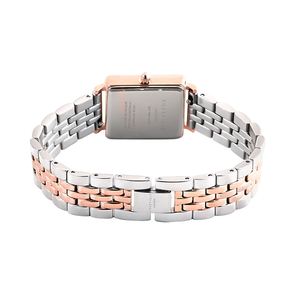 Montre Rosefield The Mini Boxy Blanc