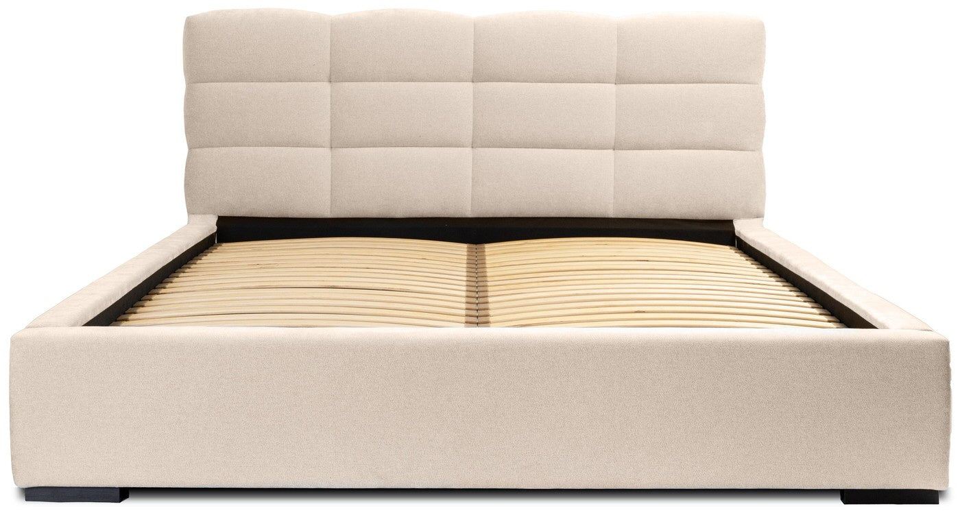 Trae Mobler Faro 140 x 200 cm Gestoffeerd Bed Beige