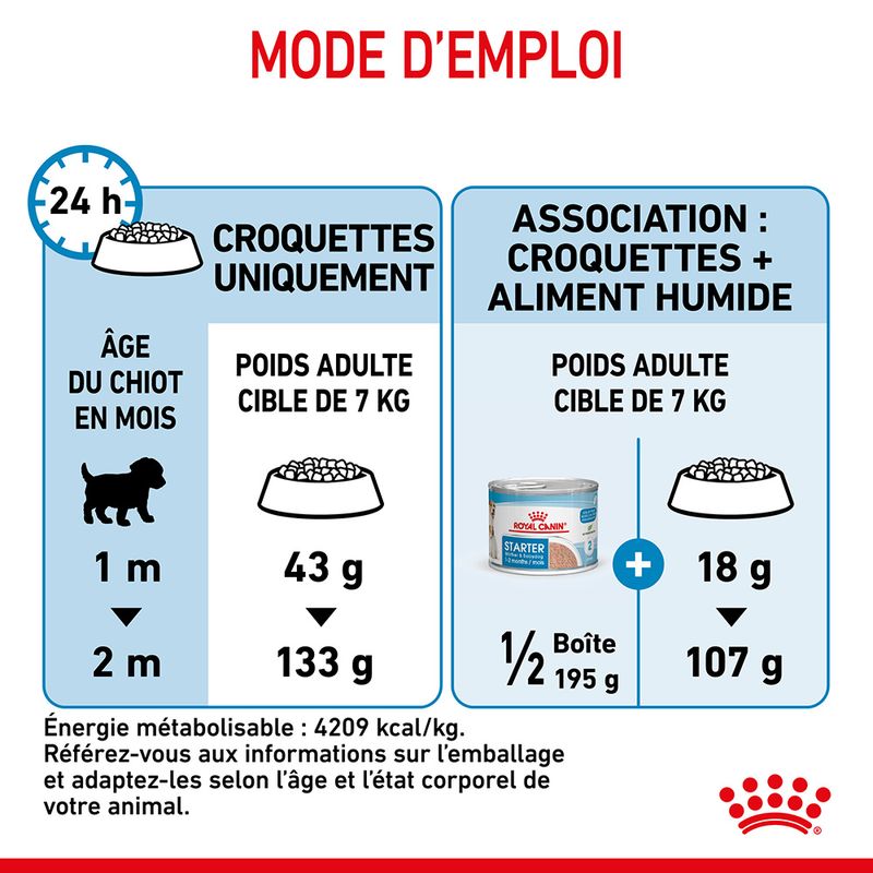 Royal Canin Mini Starter Mother & Babydog à prix discount sur bitiba.fr