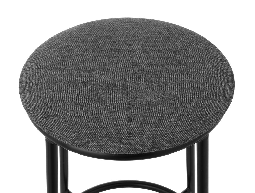 Normann Copenhagen  Circa barstol, sort/grå - H75 cm.