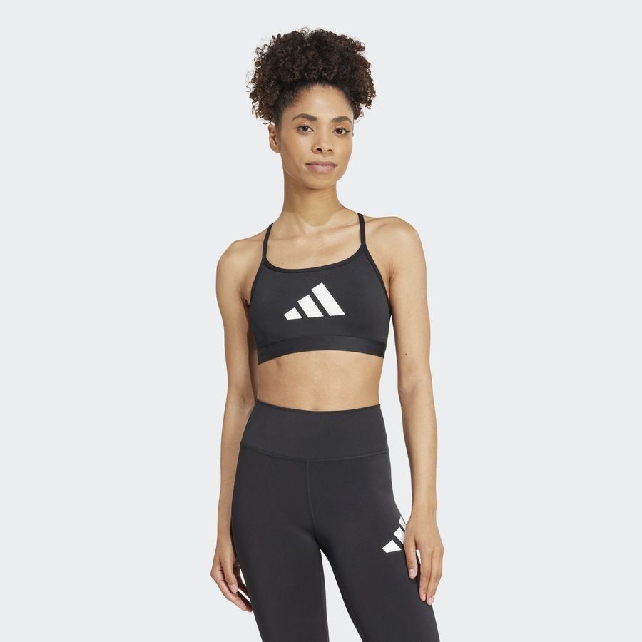 Adidas Aeroreact Big Logo Graphic Bra